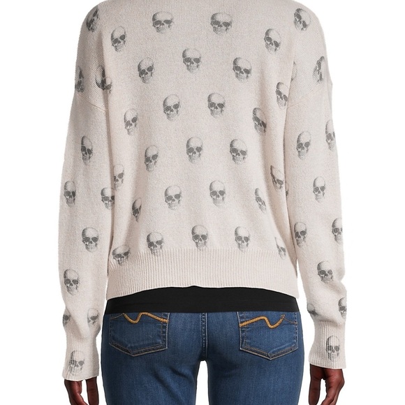 Skull Cashmere Cardigan - Picture 2 of 7